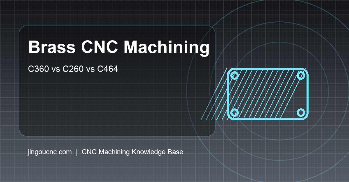 Brass CNC Machining Guide: C360 vs C260 vs C464 for Precision Components