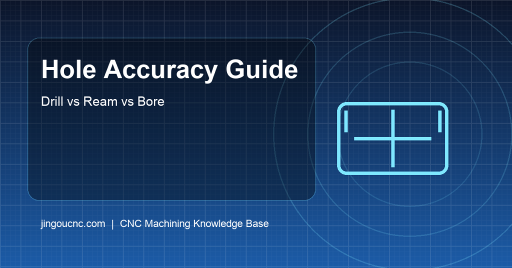 Drilling vs Reaming vs Boring for CNC Parts: Which Process Gives the Best Hole Accuracy?