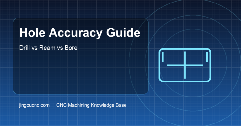 Drilling vs Reaming vs Boring for CNC Parts: Which Process Gives the Best Hole Accuracy?