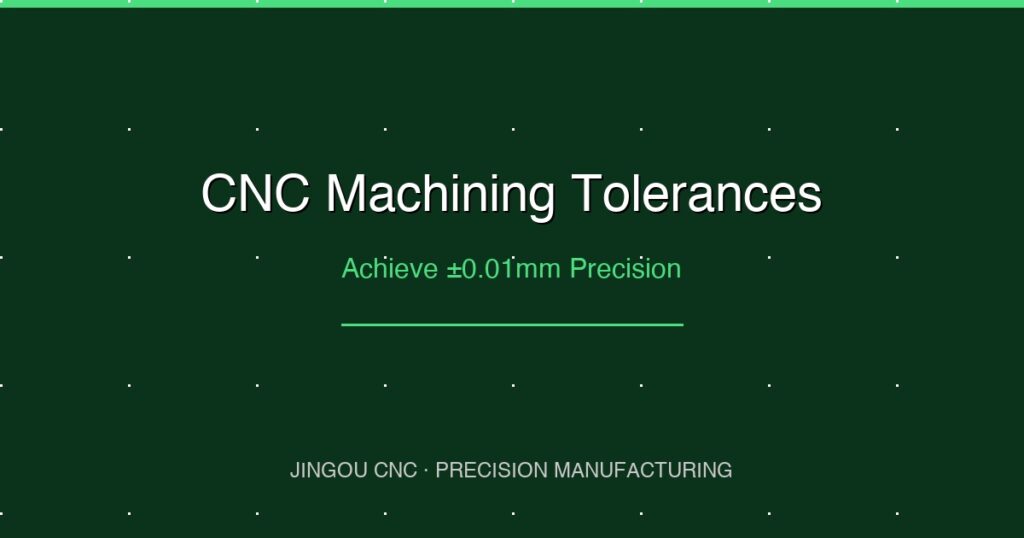 CNC Machining Tolerances